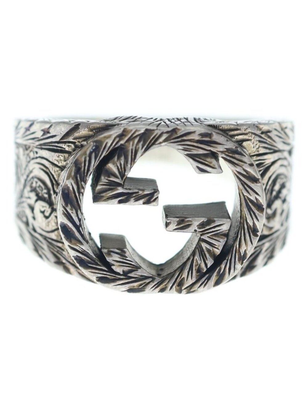 Gucci Interlocking Ring Silver - Picture 5 of 8